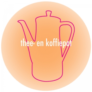 button-thee- en koffiepot